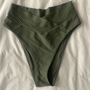 Aerie high wasted cut cheeky bikini bottom